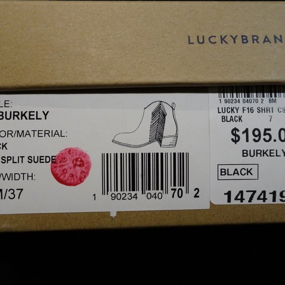 LAST CHANCE! MAKE AN OFFER!!! Lucky Brand Fringed Ankle Boot - Picture 3 of 4